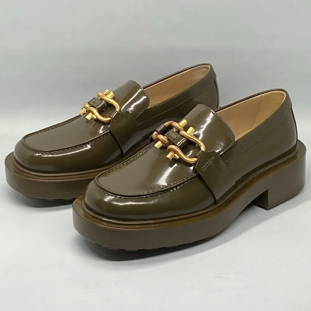 Bottega Veneta  Monsieur Leather Chunky Loafers size 36